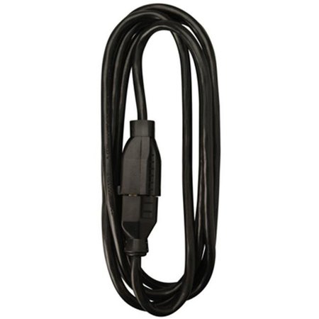 MASTER ELECTRONICS Master Electrician 02210ME 15 ft. Black Round Vinyl Extension Cord 239095